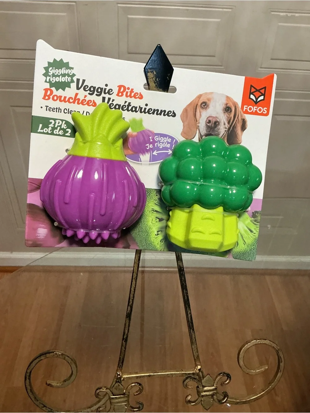 Brand New Fofos Veggie Bites Giggle Set Of Dot Toys Teeth Clean
